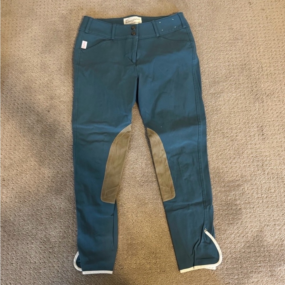 The Tailored Sportsman Riding Pants with Tan Patches